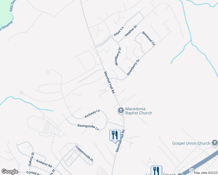 map of restaurants, bars, coffee shops, grocery stores, and more near 6925 Rock Spring Place in Bryans Road