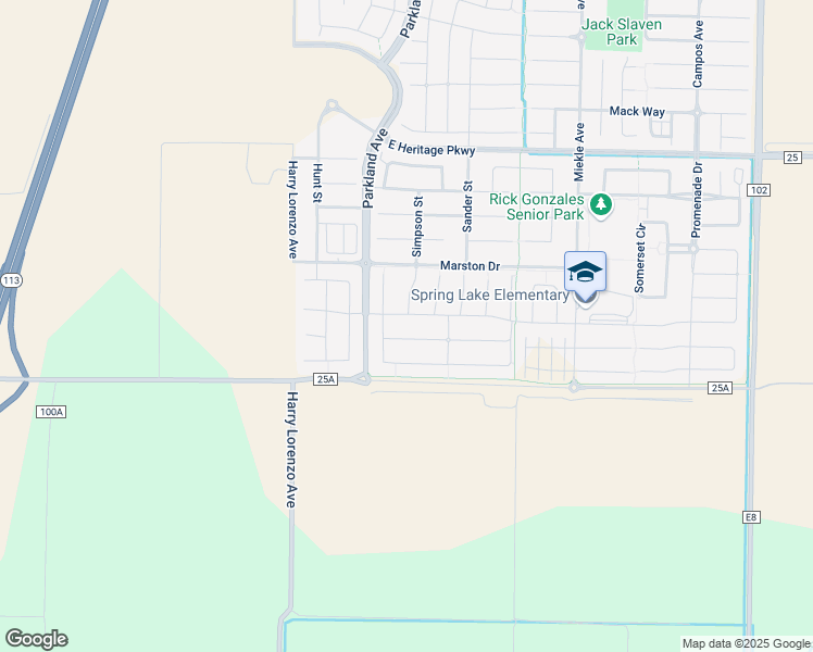 map of restaurants, bars, coffee shops, grocery stores, and more near 20275 County Road 101 in Woodland