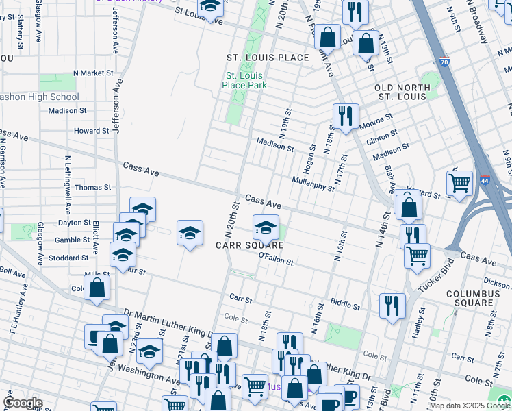 1920 Cass Avenue, St. Louis MO - Walk Score
