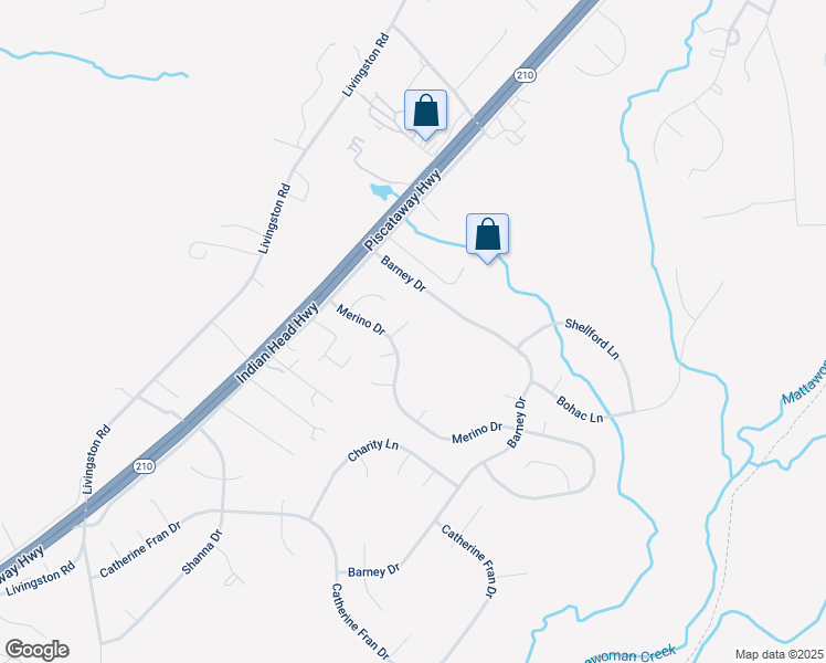 map of restaurants, bars, coffee shops, grocery stores, and more near 1903 Ginger Jar Court in Accokeek