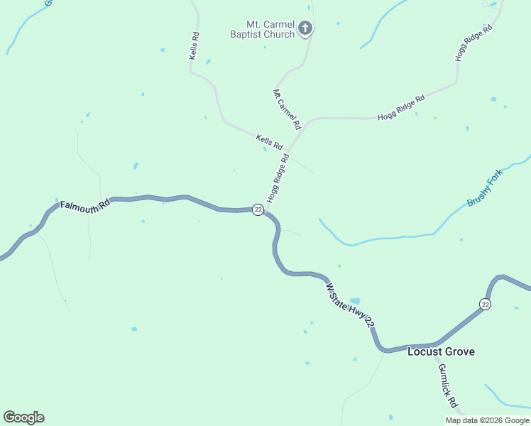 map of restaurants, bars, coffee shops, grocery stores, and more near 64 Hogg Ridge Road in Williamstown