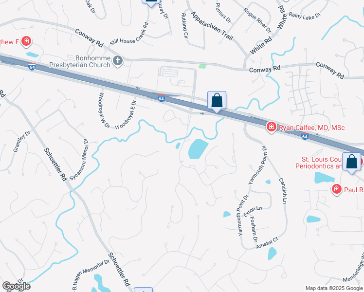 map of restaurants, bars, coffee shops, grocery stores, and more near 1391 Timberlake Manor Parkway in Chesterfield