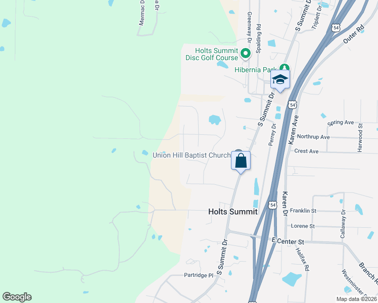 map of restaurants, bars, coffee shops, grocery stores, and more near 430 Edwards Drive in Holts Summit