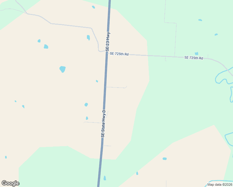 map of restaurants, bars, coffee shops, grocery stores, and more near 1003 Southeast 750th Road in Windsor