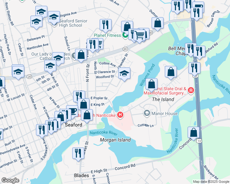 812 3rd Street, Seaford DE Walk Score