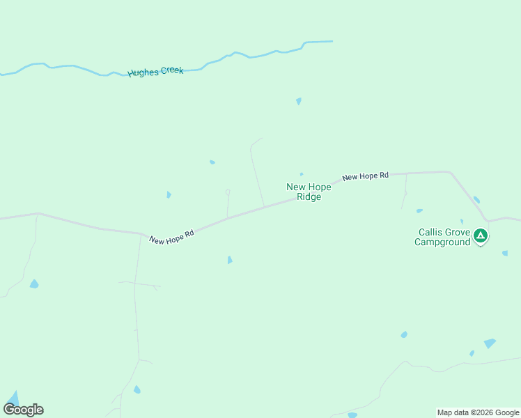 map of restaurants, bars, coffee shops, grocery stores, and more near New Hope Road in Milton