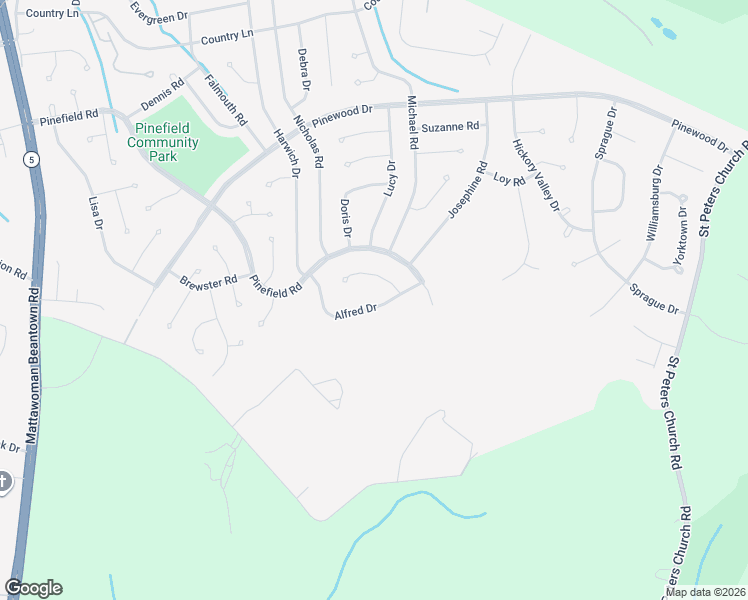 map of restaurants, bars, coffee shops, grocery stores, and more near 5123 Alfred Drive in Waldorf