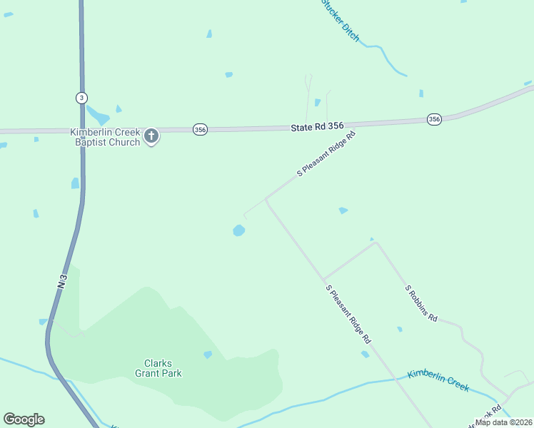 map of restaurants, bars, coffee shops, grocery stores, and more near 3288 South Pleasant Ridge Road in Scottsburg