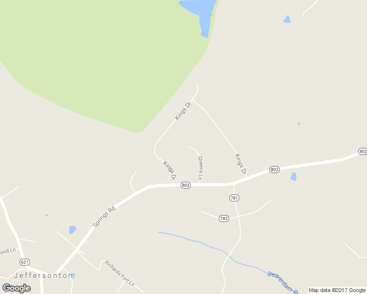 map of restaurants, bars, coffee shops, grocery stores, and more near 4116 Queens Lane in Jeffersonton