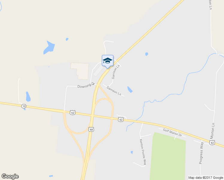 map of restaurants, bars, coffee shops, grocery stores, and more near 1452 Garrison Lane in Maysville