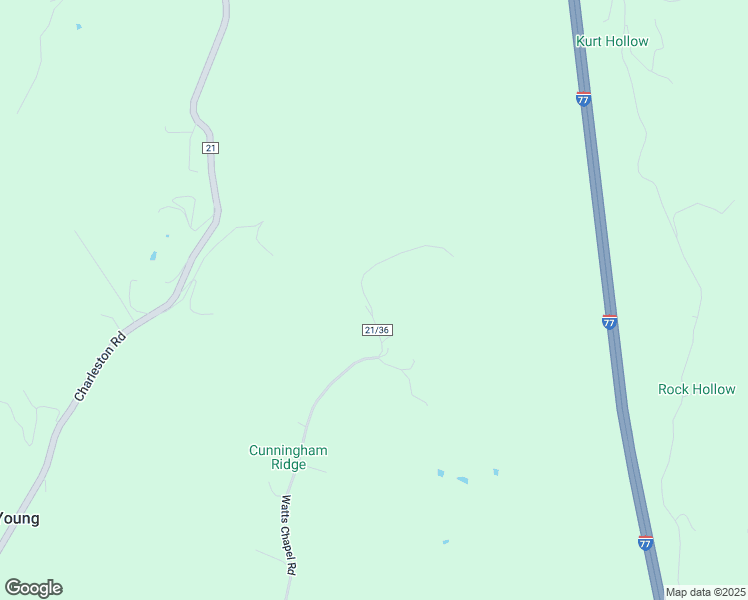 map of restaurants, bars, coffee shops, grocery stores, and more near 104 Boggess Road in Kenna