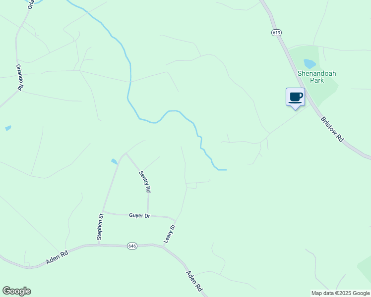 map of restaurants, bars, coffee shops, grocery stores, and more near 14568 Leary Street in Nokesville