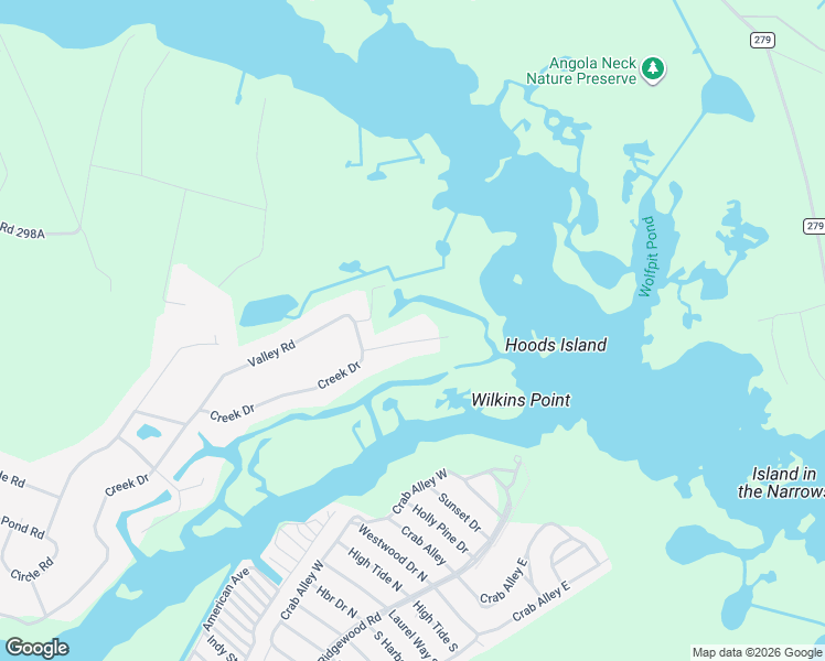map of restaurants, bars, coffee shops, grocery stores, and more near 6 Bay Point Road in Millsboro