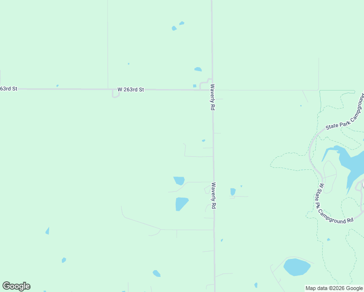 map of restaurants, bars, coffee shops, grocery stores, and more near 26550 Waverly Road in Paola