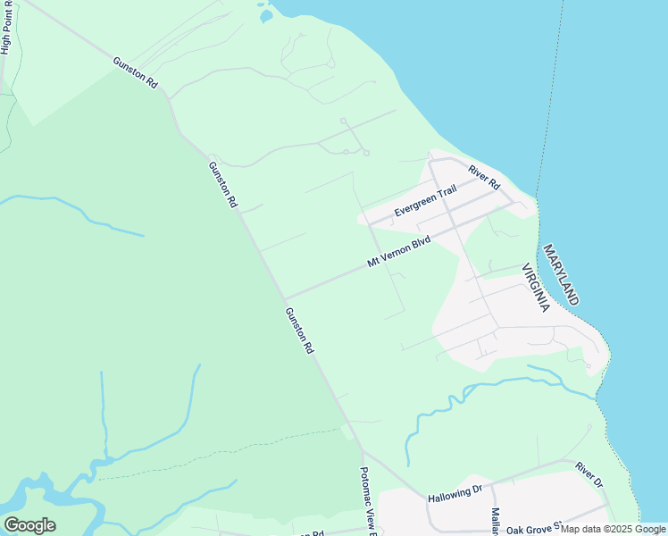 map of restaurants, bars, coffee shops, grocery stores, and more near 6130 Mount Vernon Boulevard in Lorton