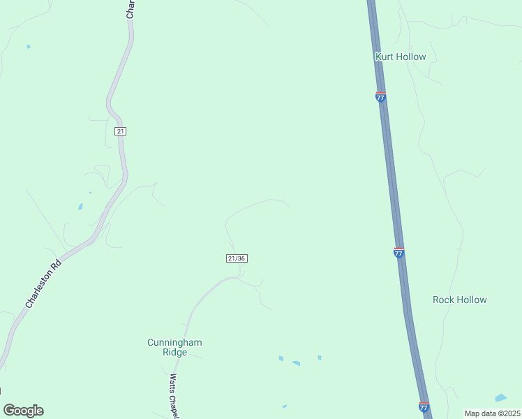 map of restaurants, bars, coffee shops, grocery stores, and more near 104 Boggess Road in Kenna