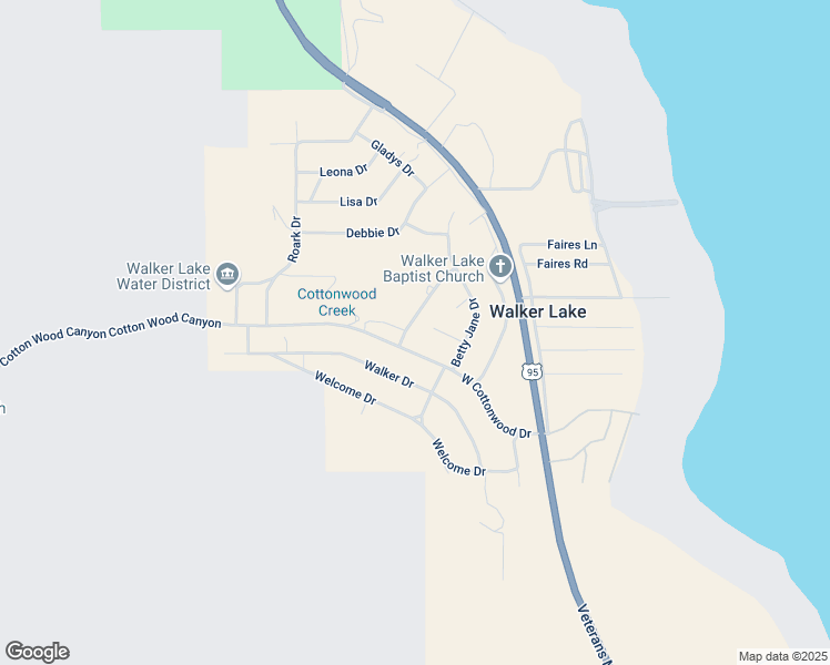 map of restaurants, bars, coffee shops, grocery stores, and more near 468 Georgene Way in Walker Lake