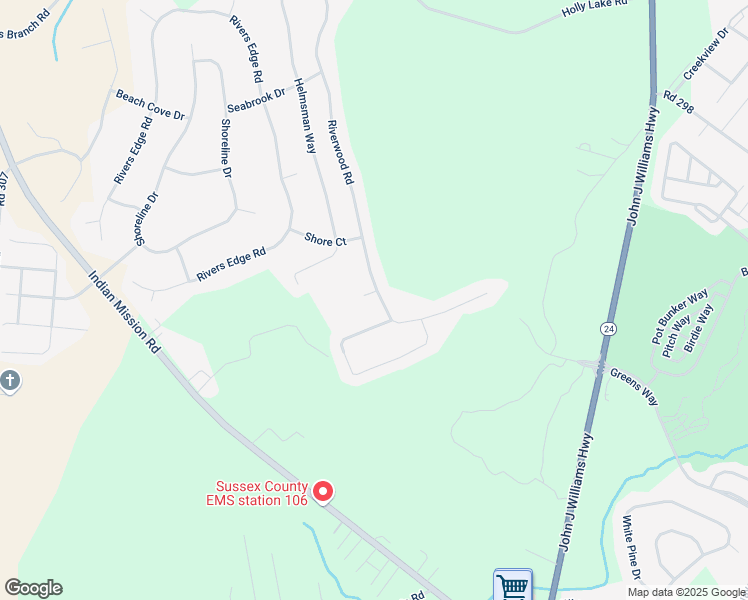 map of restaurants, bars, coffee shops, grocery stores, and more near 31404 Riverwood Road in Millsboro