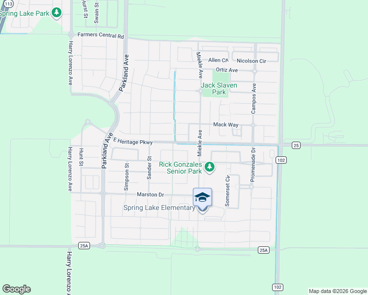 map of restaurants, bars, coffee shops, grocery stores, and more near 2007 Muller Drive in Woodland