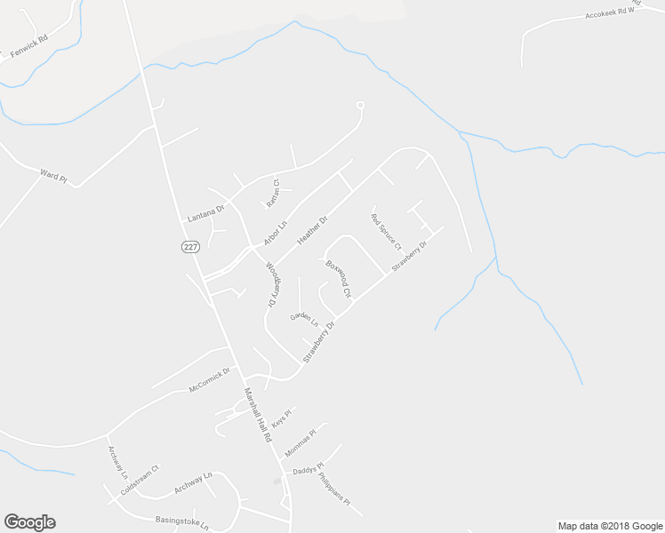 map of restaurants, bars, coffee shops, grocery stores, and more near 2136 Boxwood Circle in Bryans Road