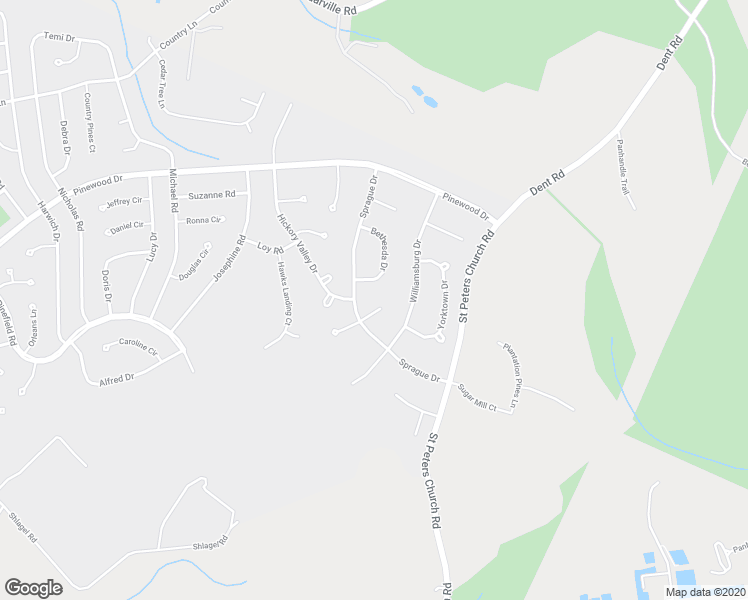 map of restaurants, bars, coffee shops, grocery stores, and more near 3300 Peach Tree Road in Waldorf