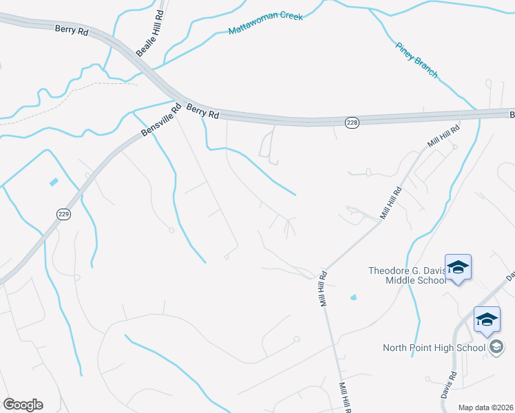map of restaurants, bars, coffee shops, grocery stores, and more near 2245 Wellington Woods Drive in Waldorf