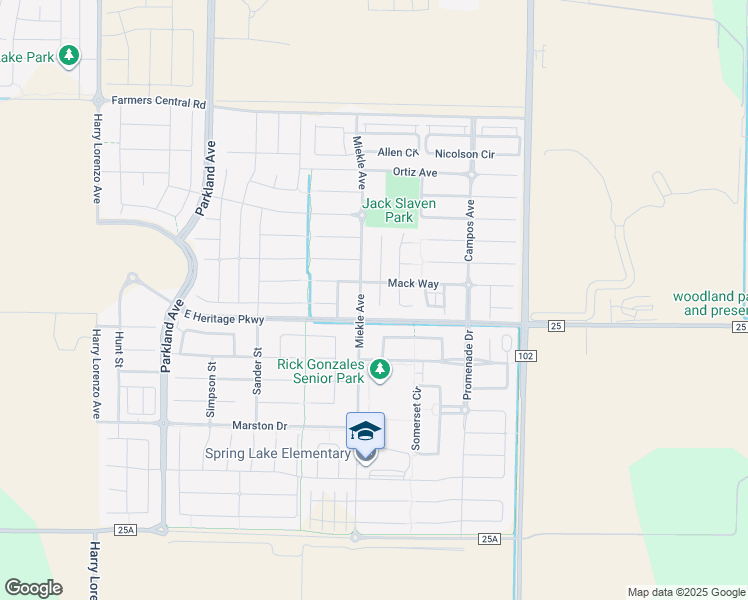 map of restaurants, bars, coffee shops, grocery stores, and more near 1904 Earl Court in Woodland