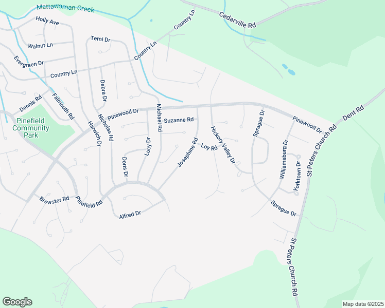 map of restaurants, bars, coffee shops, grocery stores, and more near 6323 Josephine Road in Waldorf