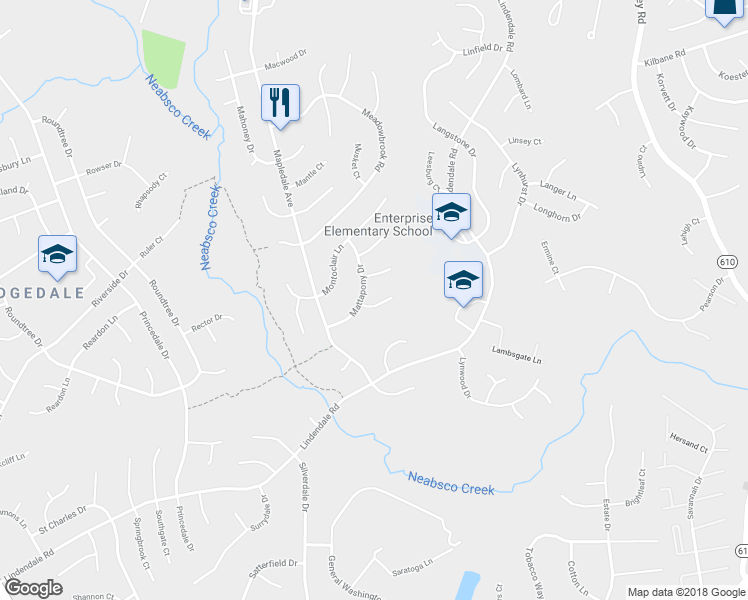 map of restaurants, bars, coffee shops, grocery stores, and more near 5260 Medwick Court in Woodbridge