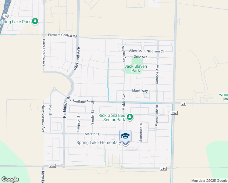 map of restaurants, bars, coffee shops, grocery stores, and more near 2366 Mack Place in Woodland