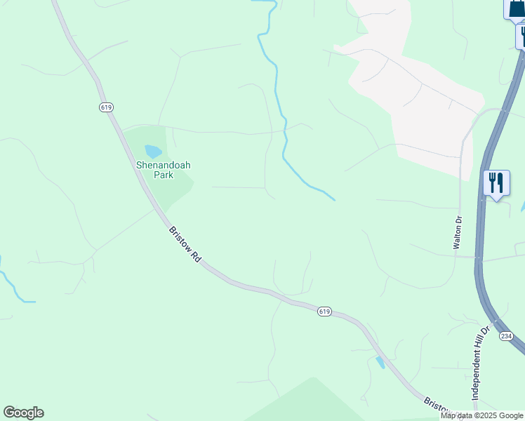 map of restaurants, bars, coffee shops, grocery stores, and more near 13924 Dave Drive in Nokesville