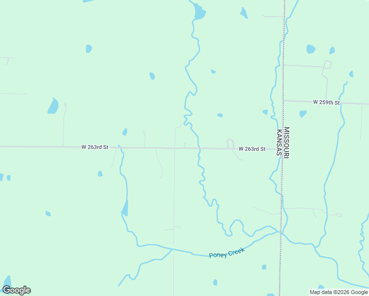 map of restaurants, bars, coffee shops, grocery stores, and more near 2497 West 263rd Street in Louisburg