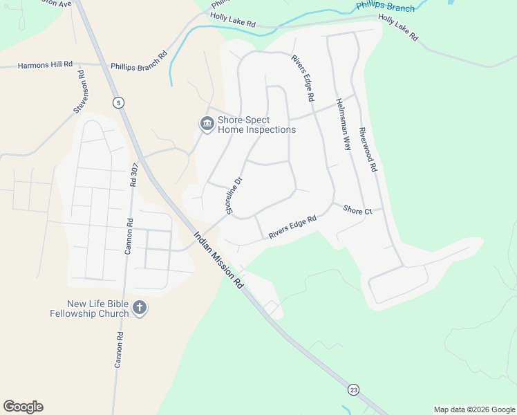 map of restaurants, bars, coffee shops, grocery stores, and more near 24815 Shoreline Drive in Millsboro