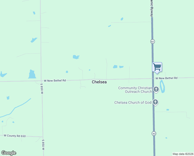 map of restaurants, bars, coffee shops, grocery stores, and more near 8052 West New Bethel Road in Lexington