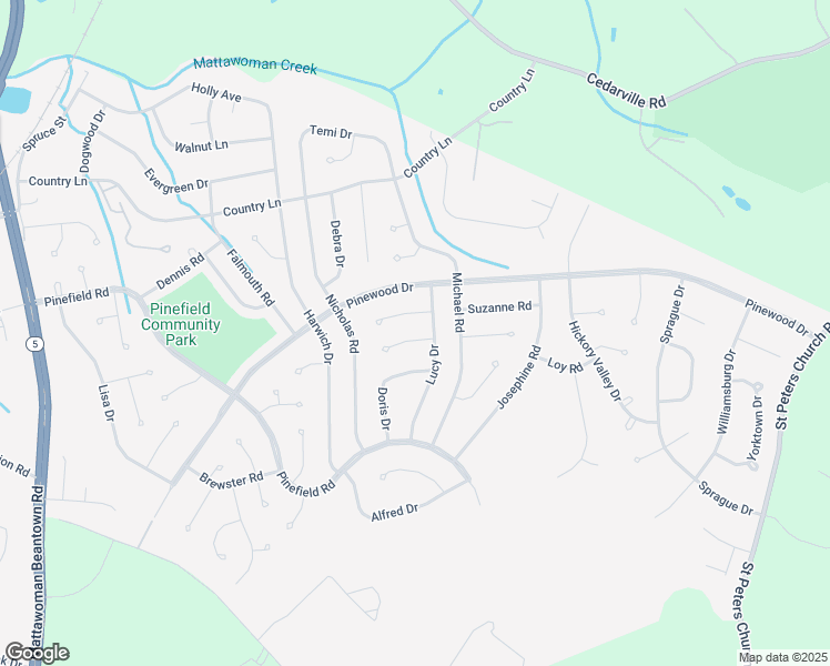 map of restaurants, bars, coffee shops, grocery stores, and more near 5602 Daniel Circle in Waldorf