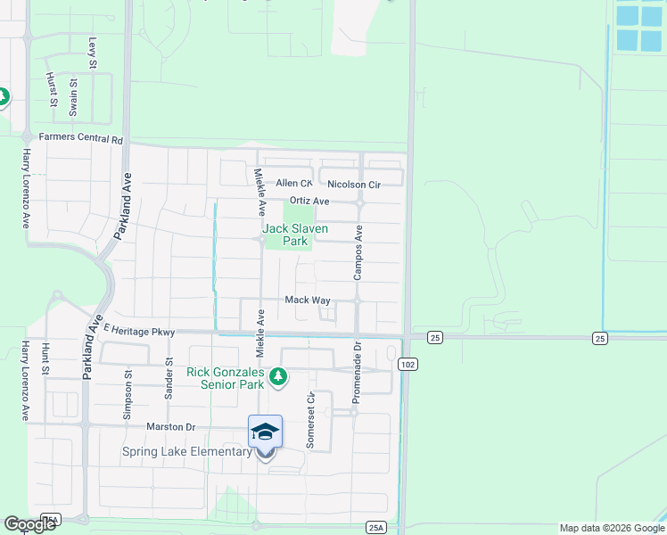 map of restaurants, bars, coffee shops, grocery stores, and more near 2678 Briscoe Place in Woodland