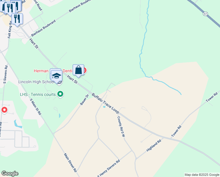 map of restaurants, bars, coffee shops, grocery stores, and more near in Vincennes