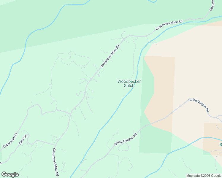 map of restaurants, bars, coffee shops, grocery stores, and more near 5287 Cosumnes Mine Road in Somerset