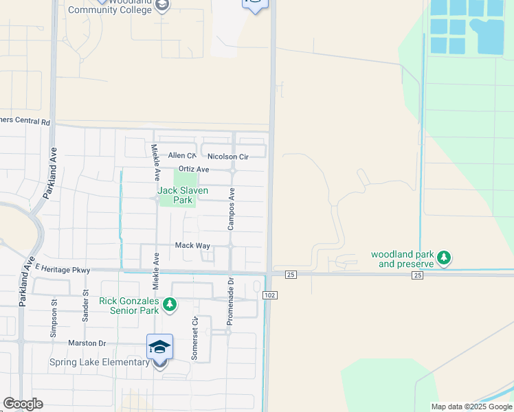 map of restaurants, bars, coffee shops, grocery stores, and more near 2796 Briscoe Court in Woodland