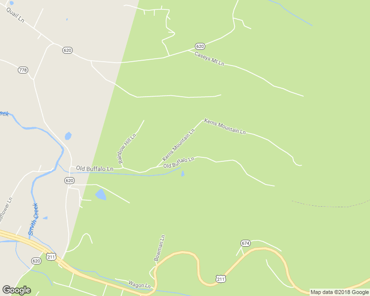 map of restaurants, bars, coffee shops, grocery stores, and more near 166 Kerns Mountain Lane in New Market