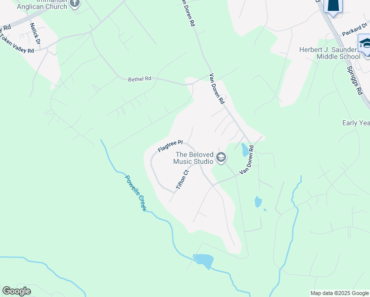 map of restaurants, bars, coffee shops, grocery stores, and more near 14012 Flagtree Place in Manassas