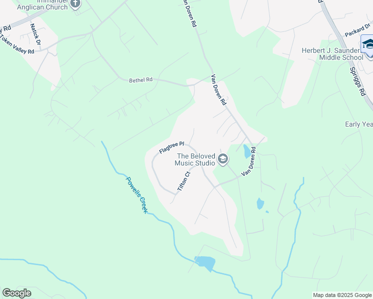 map of restaurants, bars, coffee shops, grocery stores, and more near 14012 Flagtree Place in Manassas