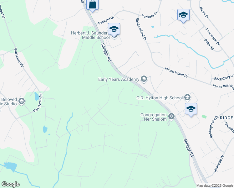 map of restaurants, bars, coffee shops, grocery stores, and more near 13822 Trinity Pond Lane in Manassas