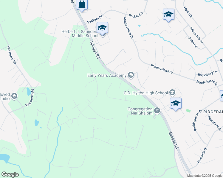map of restaurants, bars, coffee shops, grocery stores, and more near 13817 Trinity Pond Lane in Manassas