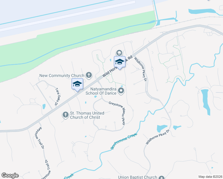 map of restaurants, bars, coffee shops, grocery stores, and more near 17813 Greyabbey Court in Chesterfield