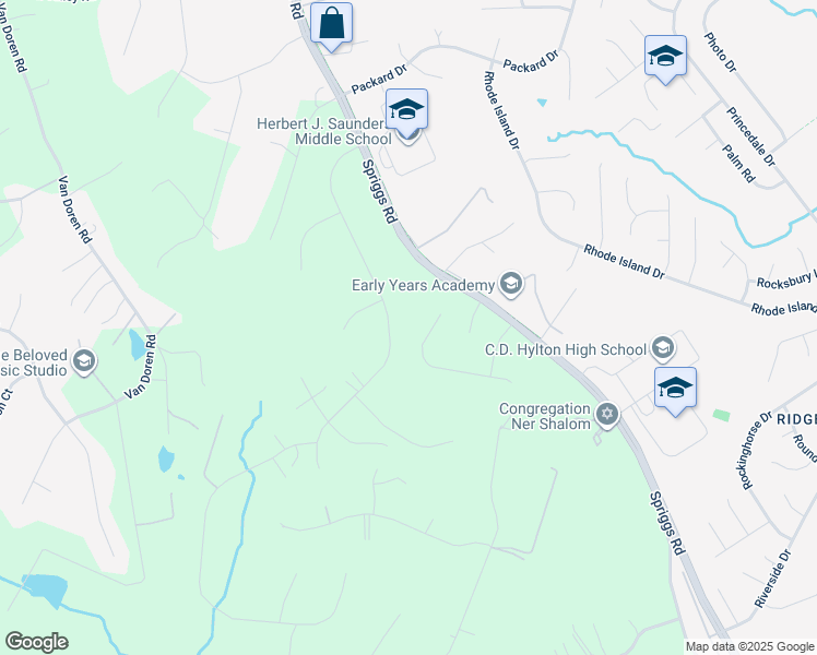 map of restaurants, bars, coffee shops, grocery stores, and more near 13822 Trinity Pond Lane in Manassas