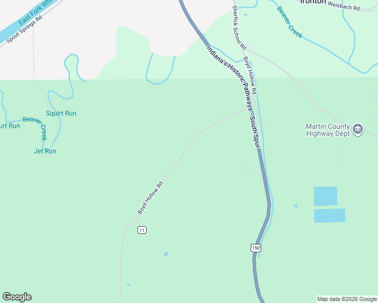 map of restaurants, bars, coffee shops, grocery stores, and more near 10520 Boyd Hollow Road in Shoals