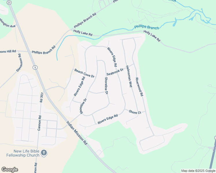 map of restaurants, bars, coffee shops, grocery stores, and more near 24728 Shoreline Drive in Millsboro