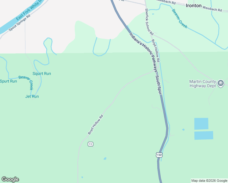 map of restaurants, bars, coffee shops, grocery stores, and more near 10520 Boyd Hollow Road in Shoals