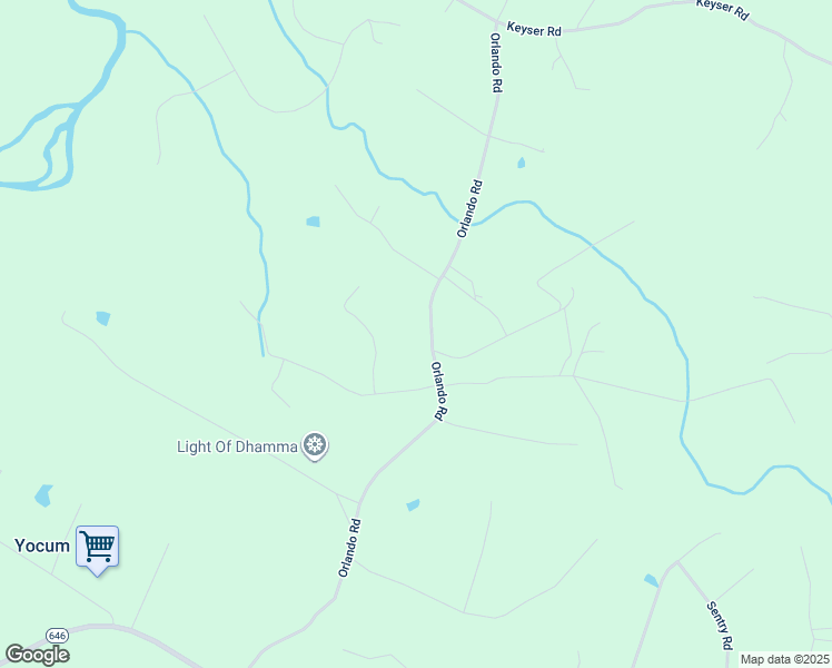 map of restaurants, bars, coffee shops, grocery stores, and more near 13722 Orlando Road in Nokesville